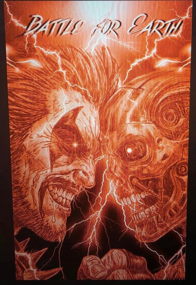 Lobo vs Terminator Battle for Earth (Brett Azar) Artbook (Heroes con exclusive)