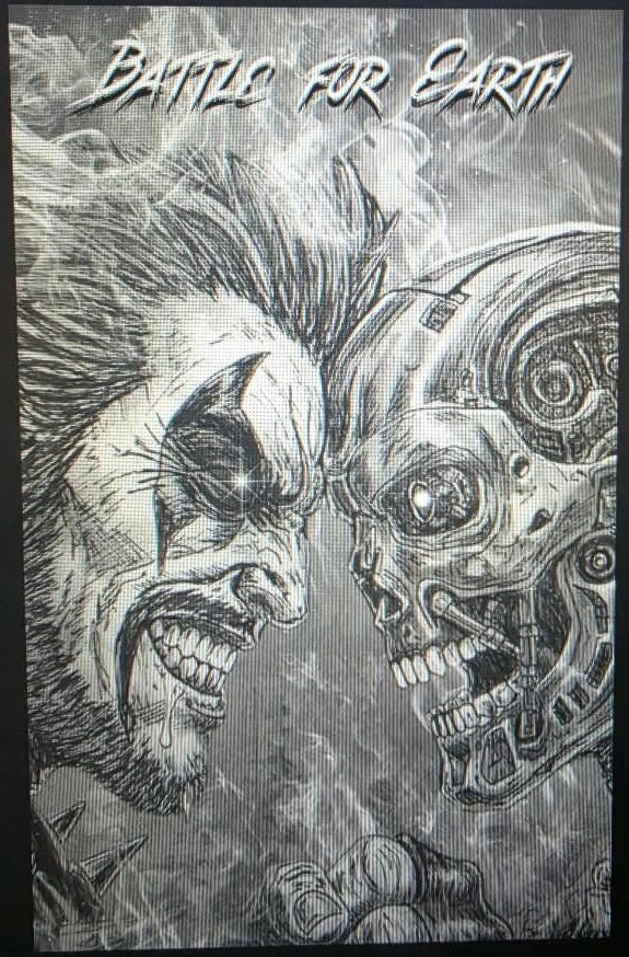 Lobo vs Terminator Battle for Earth (Brett Azar) Artbook (Heroes con exclusive)