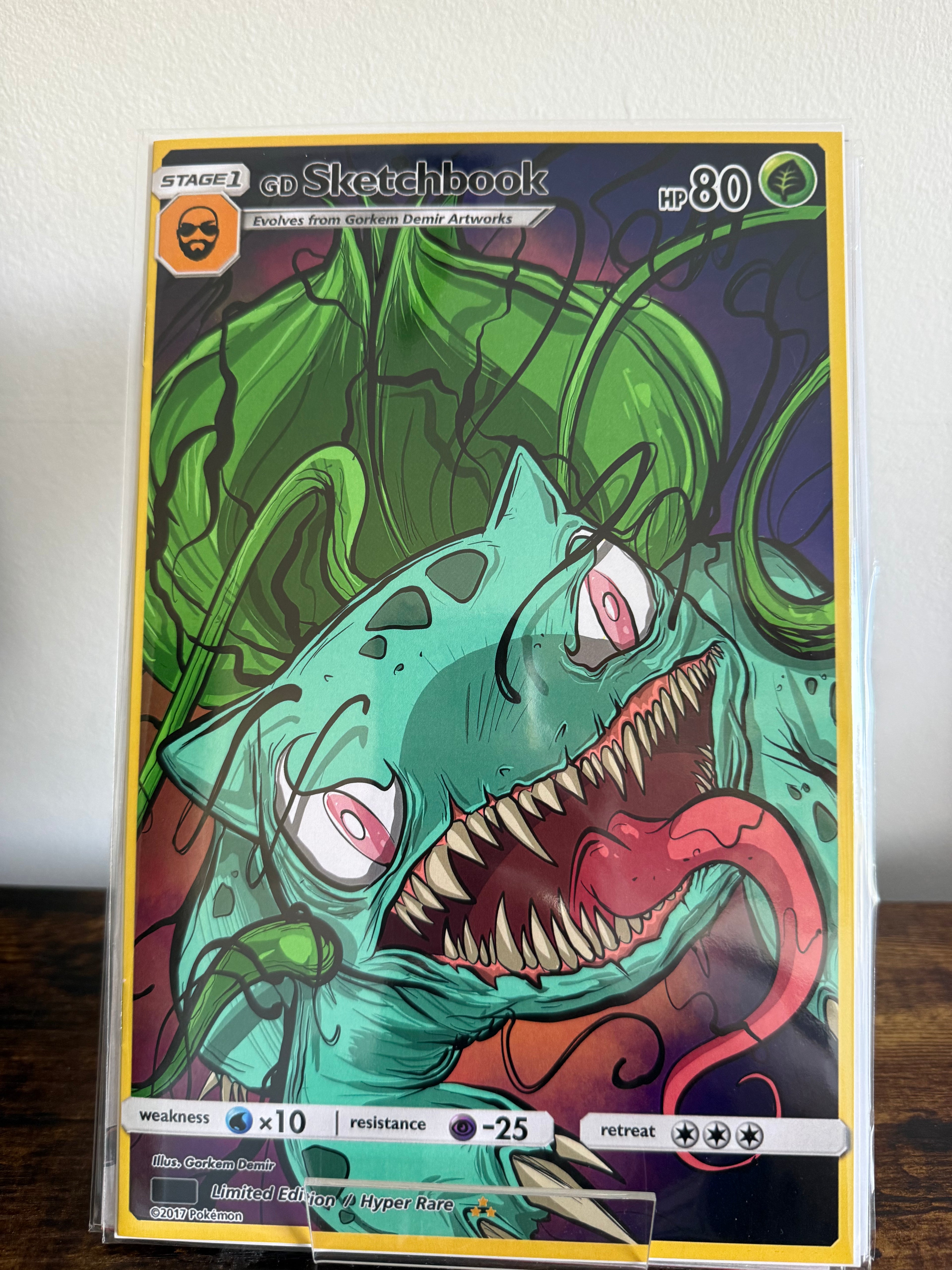 Gorkem Demir Venomised Bulbasaur Artbook